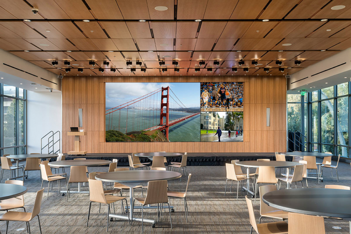 California university video wall screens