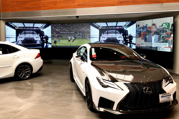 Hendrick Lexus video wall